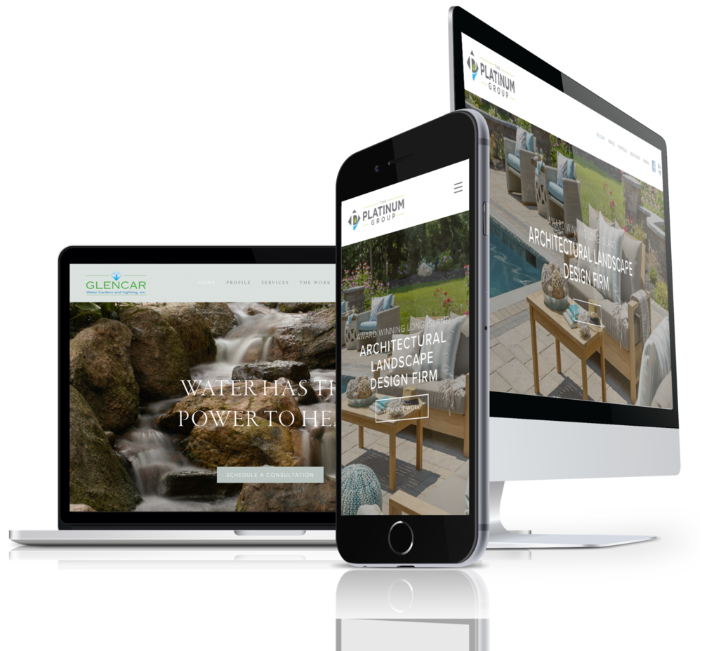 Modern contractor website design in Buffalo, NY