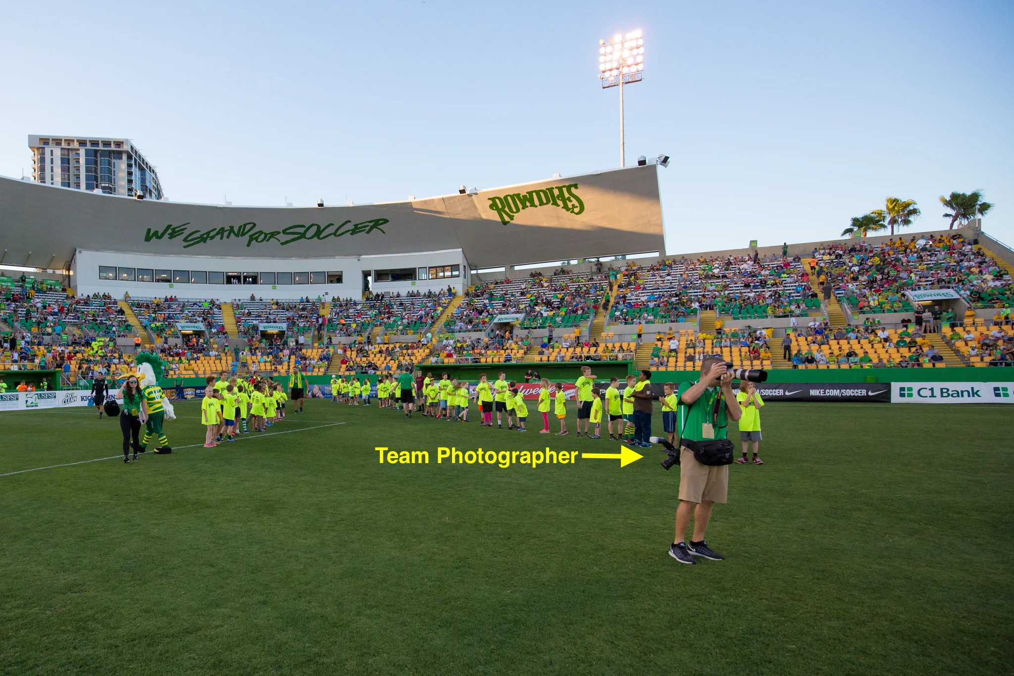 Tampa Bay Rowdies Team Photographer Matt May.