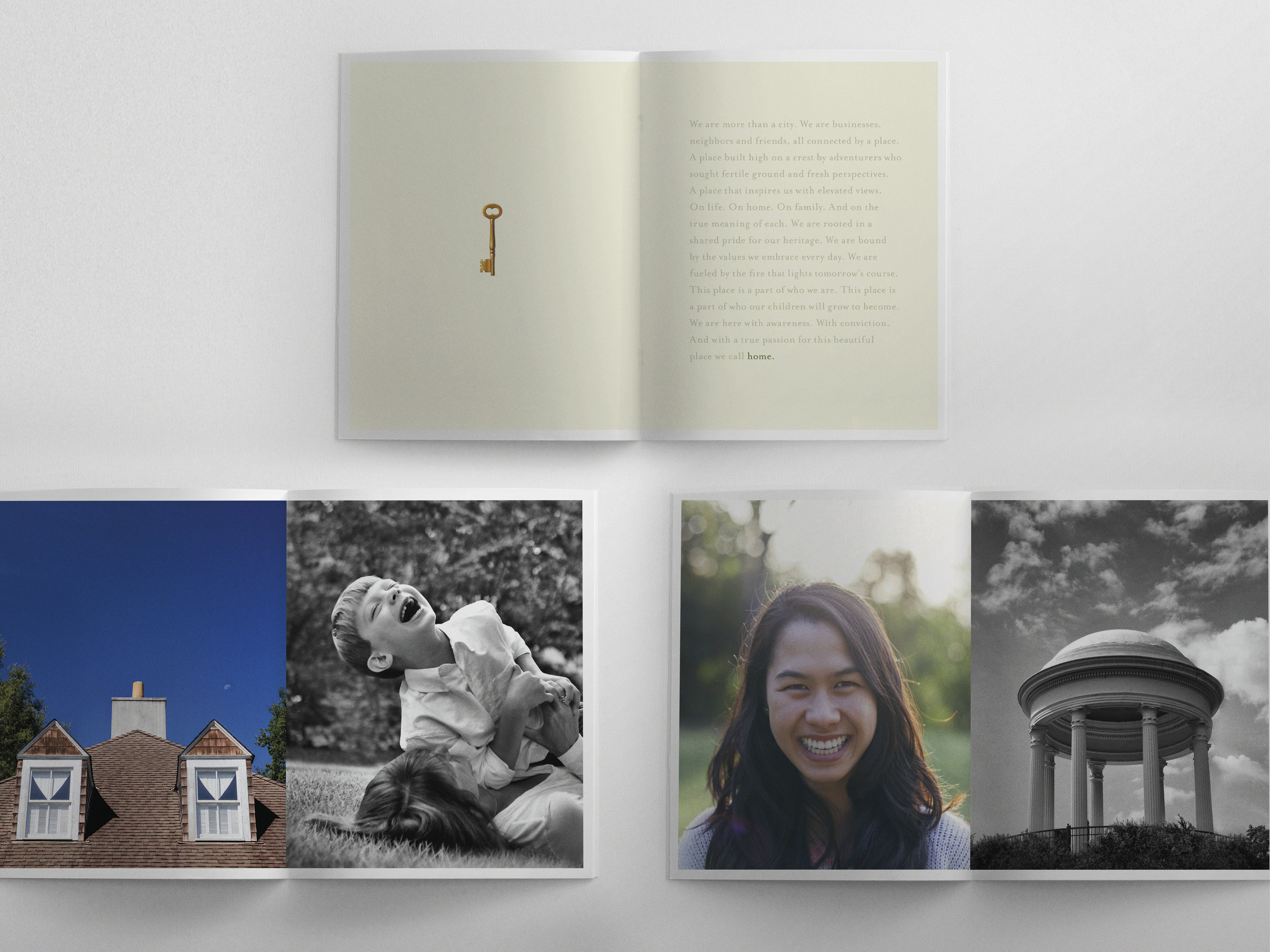 I art directed a weeklong photo shoot documenting the diversity of activities available to Vestavians, and this served as the basis for the photography used throughout the book as well as the website.
