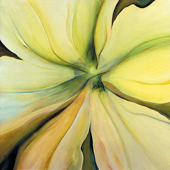 GREEN CENTER 40 x 40 inches, oil on canvas, 2000