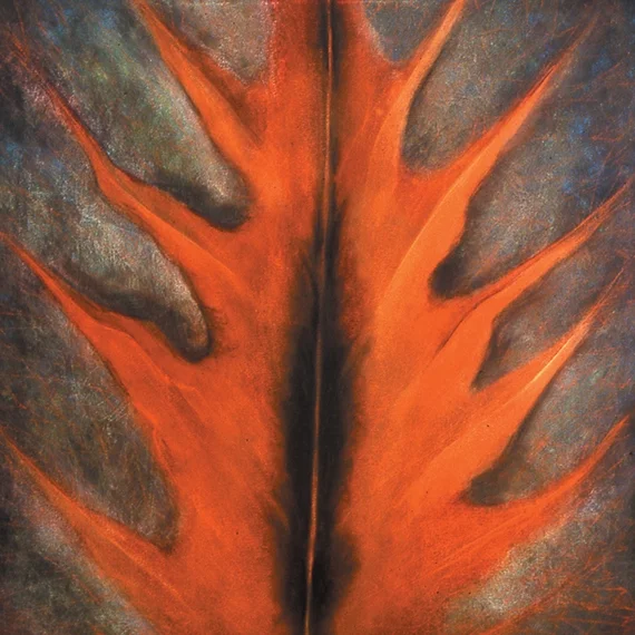 COPPER LEAF 40 x 40 inches, oil on canvas, 1999