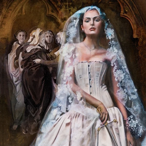 SISTERS OF MERCY 20 x 30 inches, oil on canvas, 2010 Private Collection Inspired from a biblical story of Mary of Bethany.