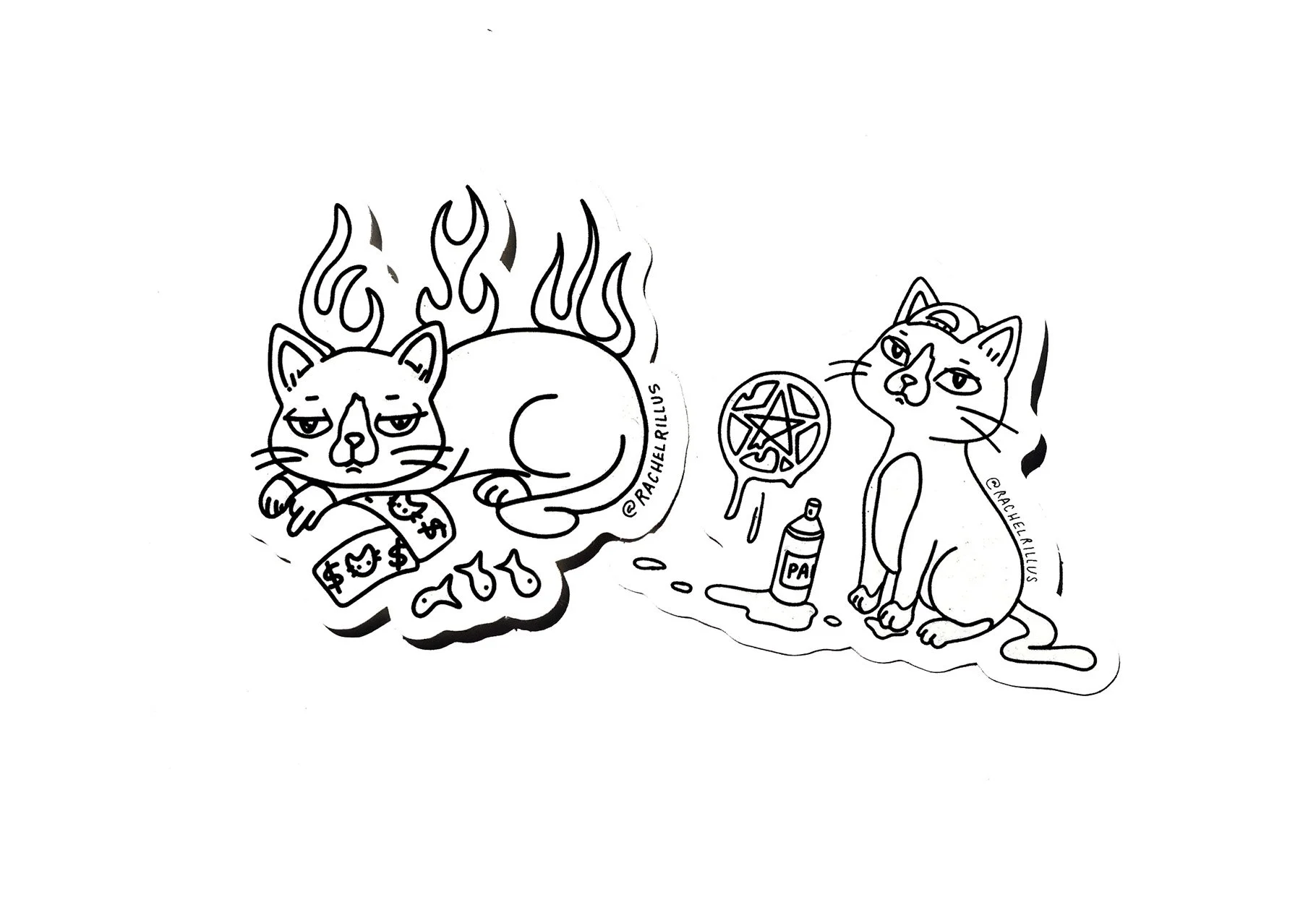 kitty sticker set of 2.JPG