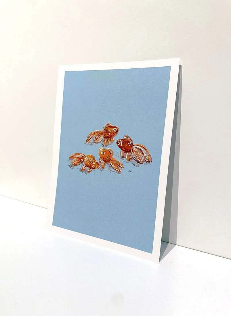 goldfish print mockup no frame - by rachel rene.JPG