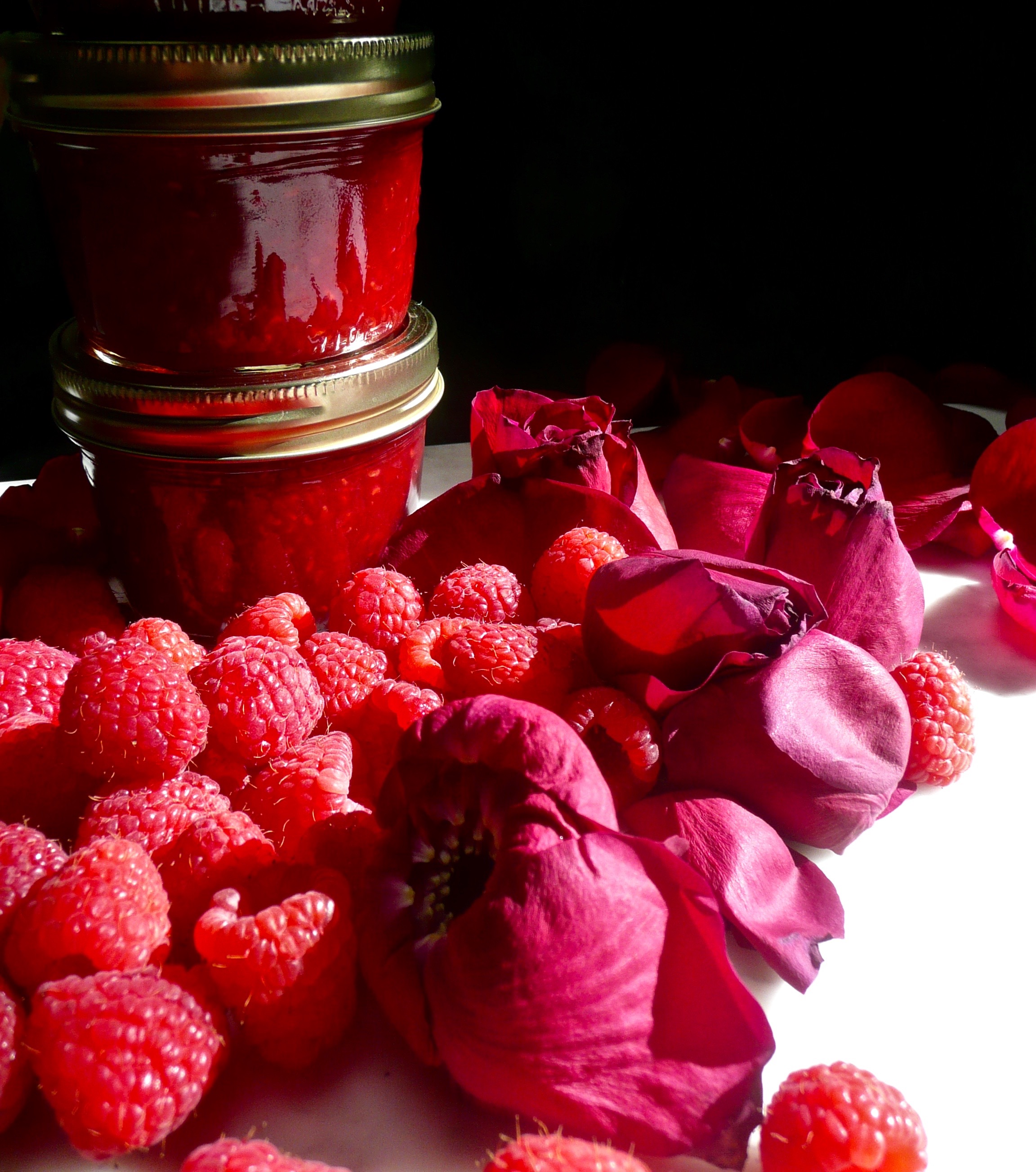 Raspberry and Rose Petal Jam