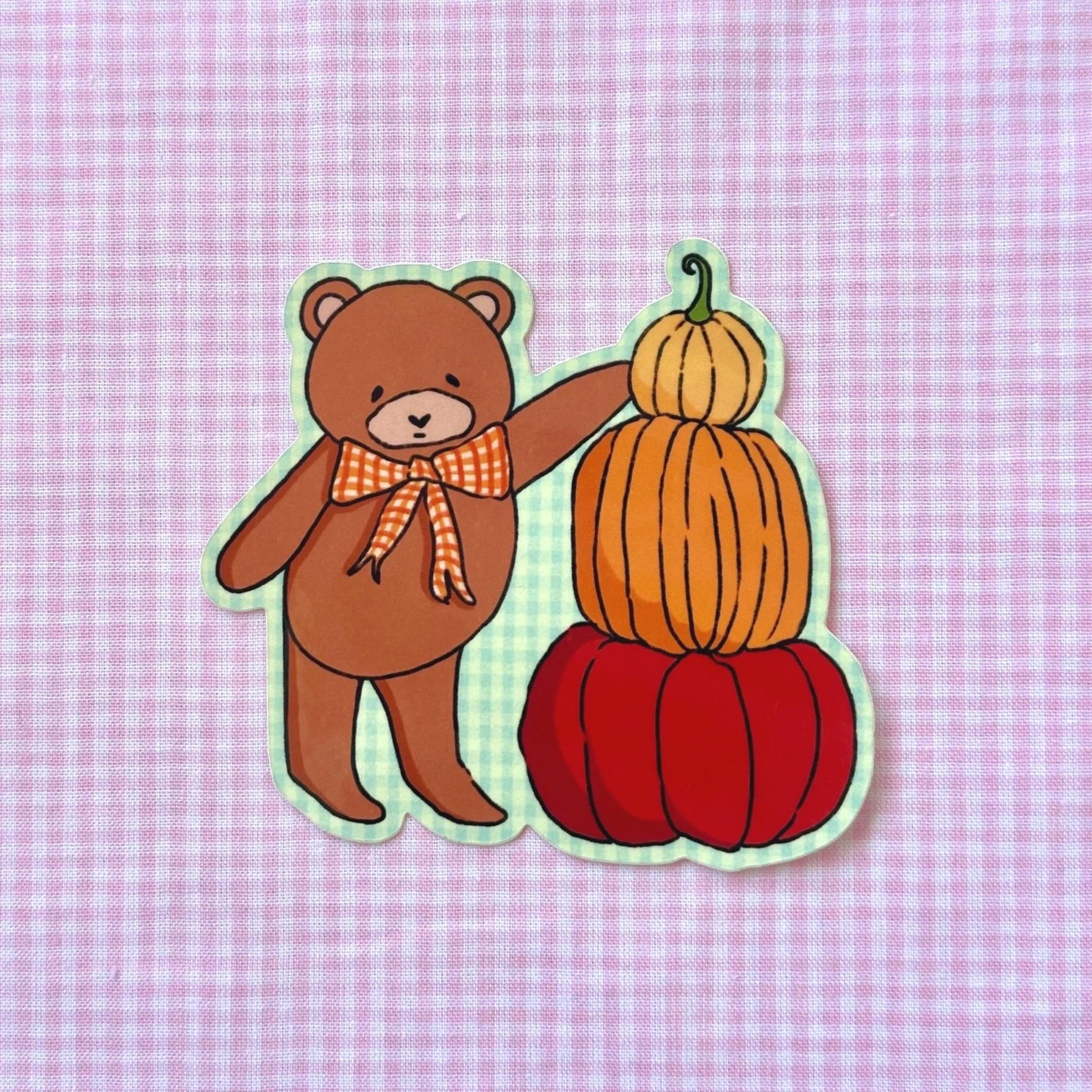 'Pumpkin Teddy' Sticker