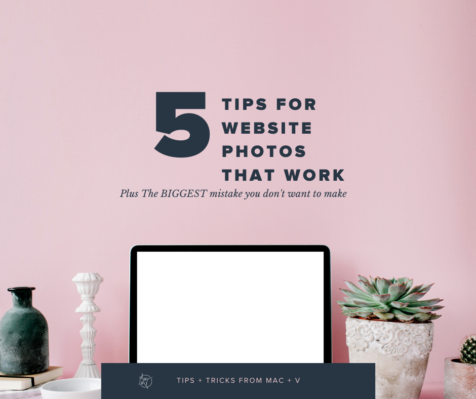 Tips for the best website photos 