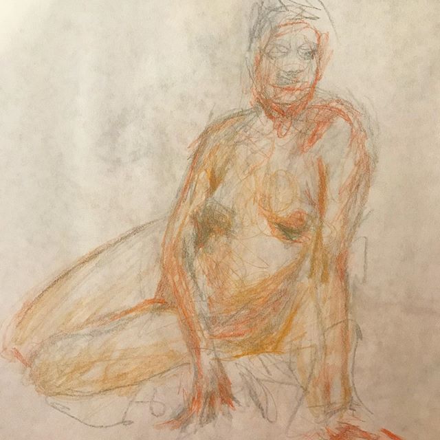 Wednesday night #figuredrawing with @ncfigurativeart  #dibujo #drawings #figurahumana #looselines