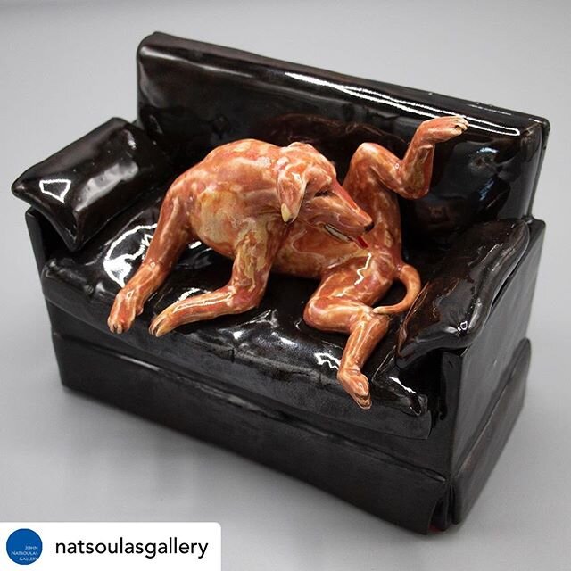 See you here @natsoulasgallery #doglife #ceramics #cer&aacute;mica #perros