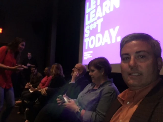 Panel of professionals just prior to the start of the event. Students had a chance to learn s**t today.