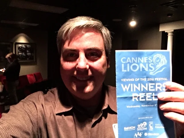 Picture of me inside the theater at tonight's event that won't win a single award this year.