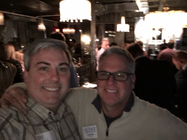Scott Boles, Co-Founder of GETDOT and Owner of Yabo's Tacos and I at tonight's event. A bit blurry pic, but worthy of publishing.