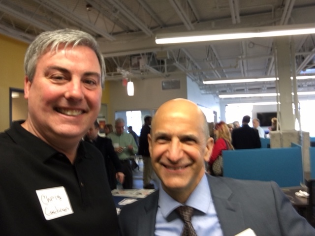 Doug Buchanan and I at this morning's breakfast.