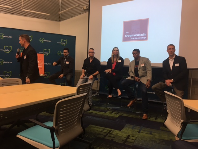 The panel at last night's event.