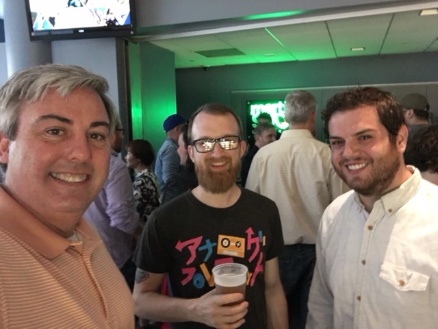 Bryan Vogel (Center) and Daniel Moyal (Right) and I at last night's CSCA event.