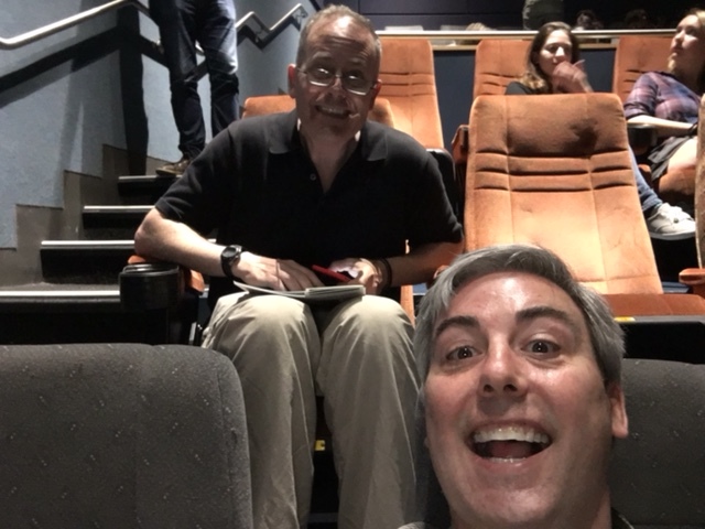 Ray LaVoie and I taking in last night's CSCA event.