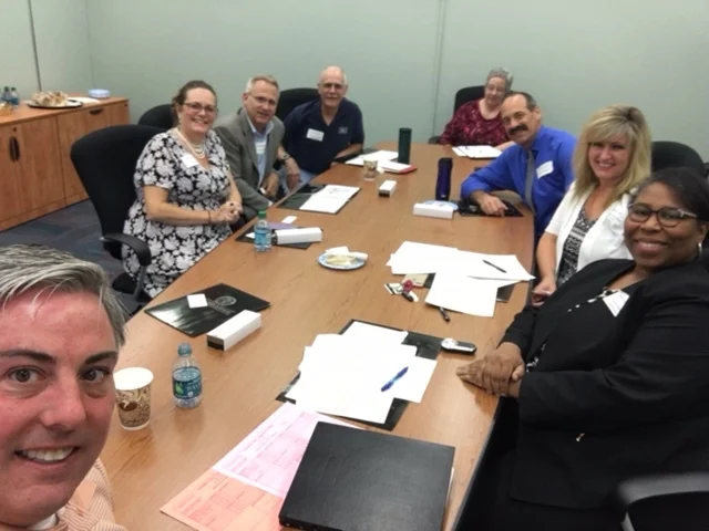 Members of the Marketing Industry Forum at Columbus State.