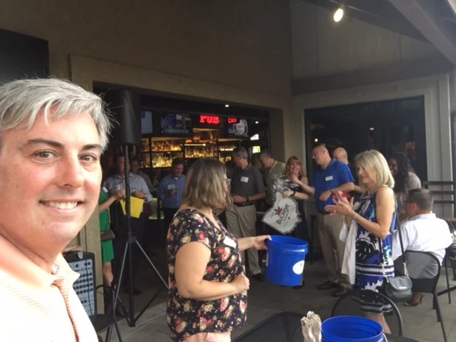 The raffle at tonight's GETDOT event, and at every event, benefits a children's charity.