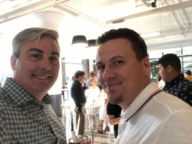 Bryan Waddell, Partner & COO of Civitas and Chris at last night's grand opening party.