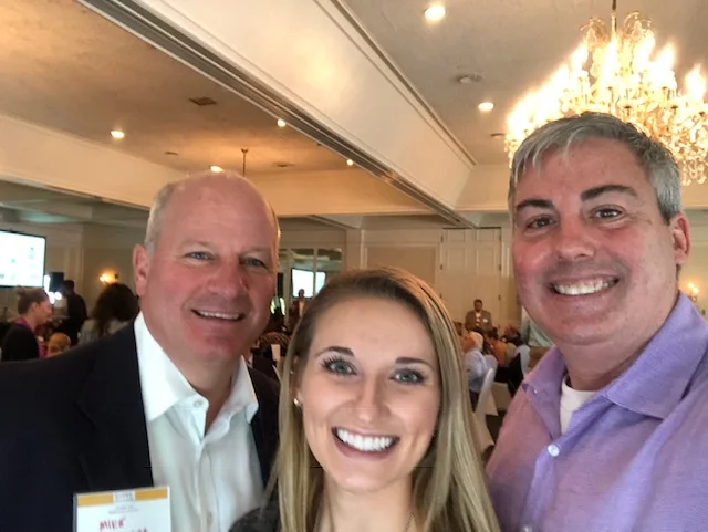 Michael Schoedinger, President of Schoedinger Funeral & Cremation Service and Carley Childress, Human Resources Generalist with Schoedinger and I at today’s event.