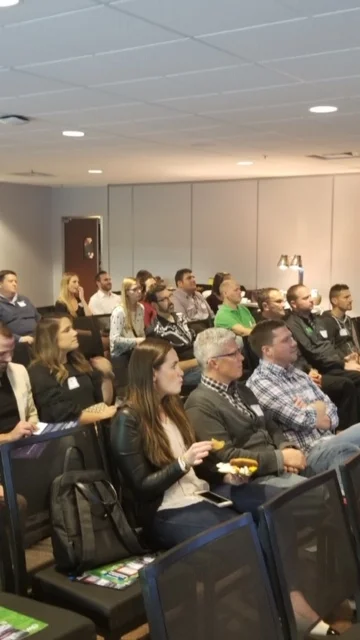 Last night’s crowd at the AAF Columbus event.