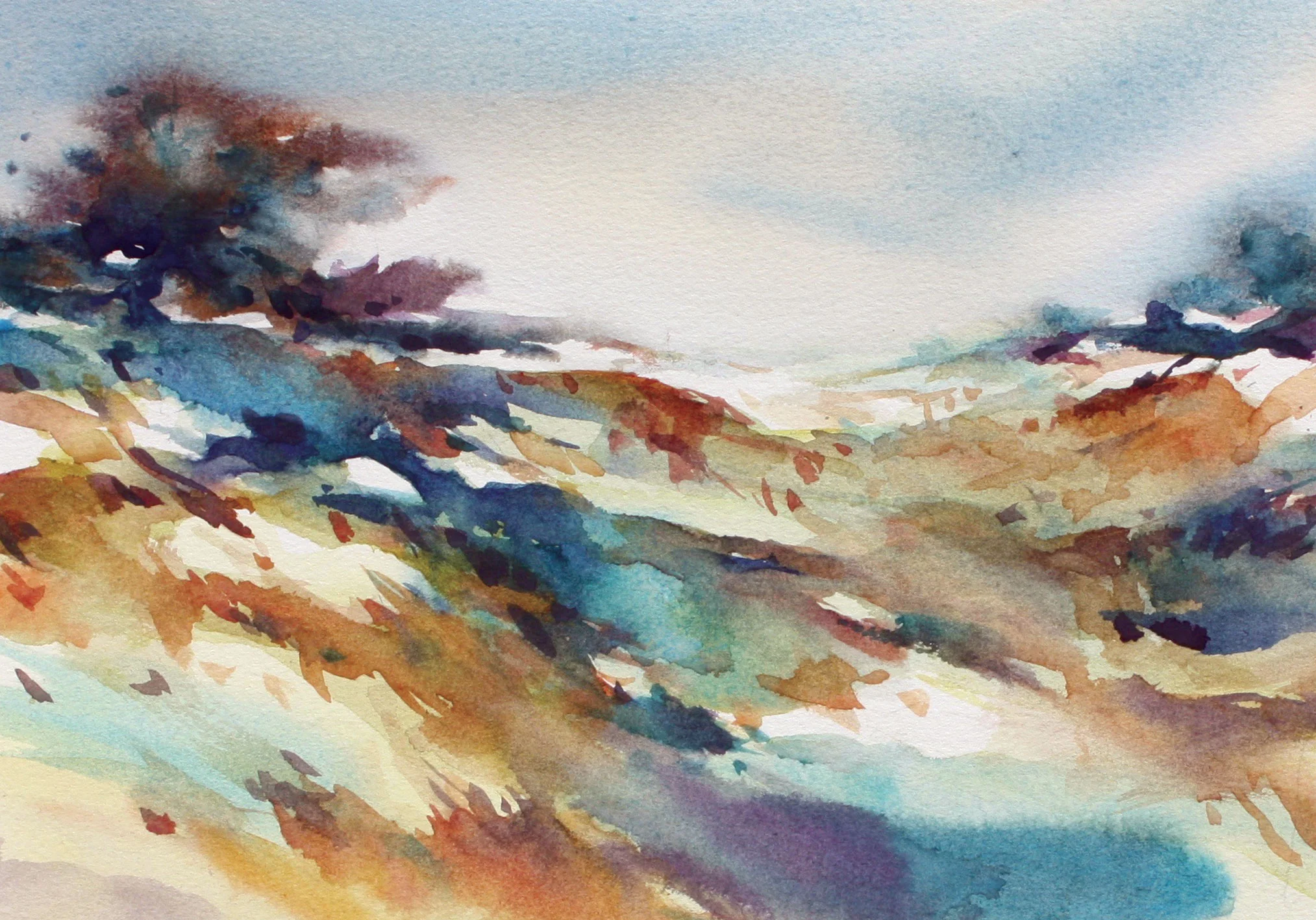 Evening Awaits 2016 | Watercolor | 10.5” x 7” Sold