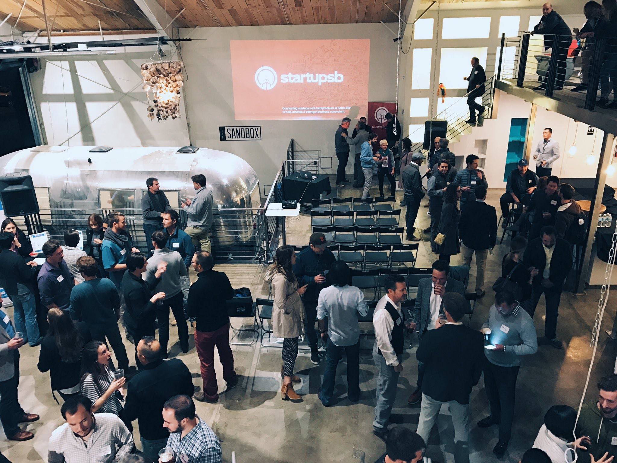 One of the first events hosted at The Sandbox Santa Barbara