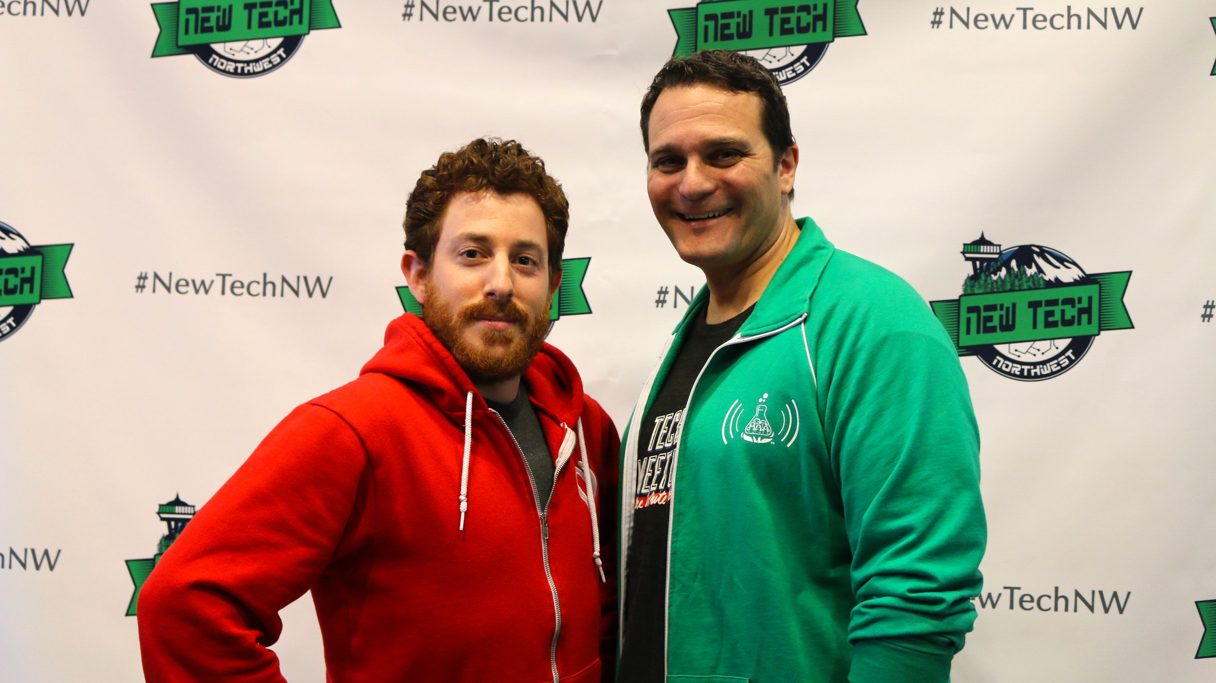 Red Russak (L) and Brett Greene (R) co-founded New Tech Seattle and are startup ecosystem builders in the greater Seattle region.