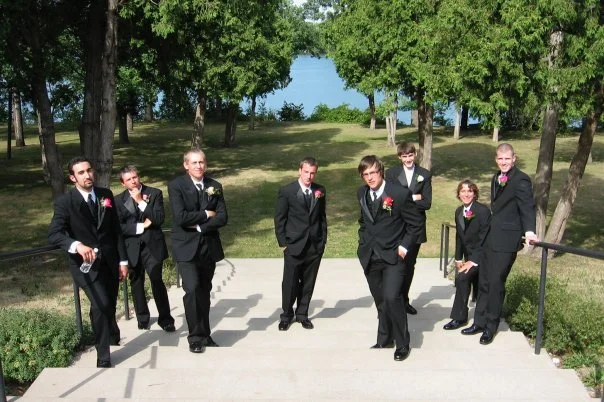 Me & my groomsmen ten years ago thinking we were cool 