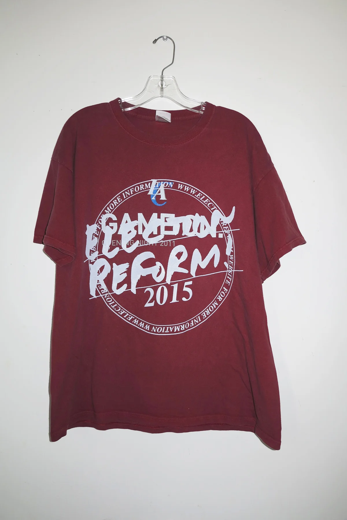 L ELECTION REFORM! HAND T SHIRT