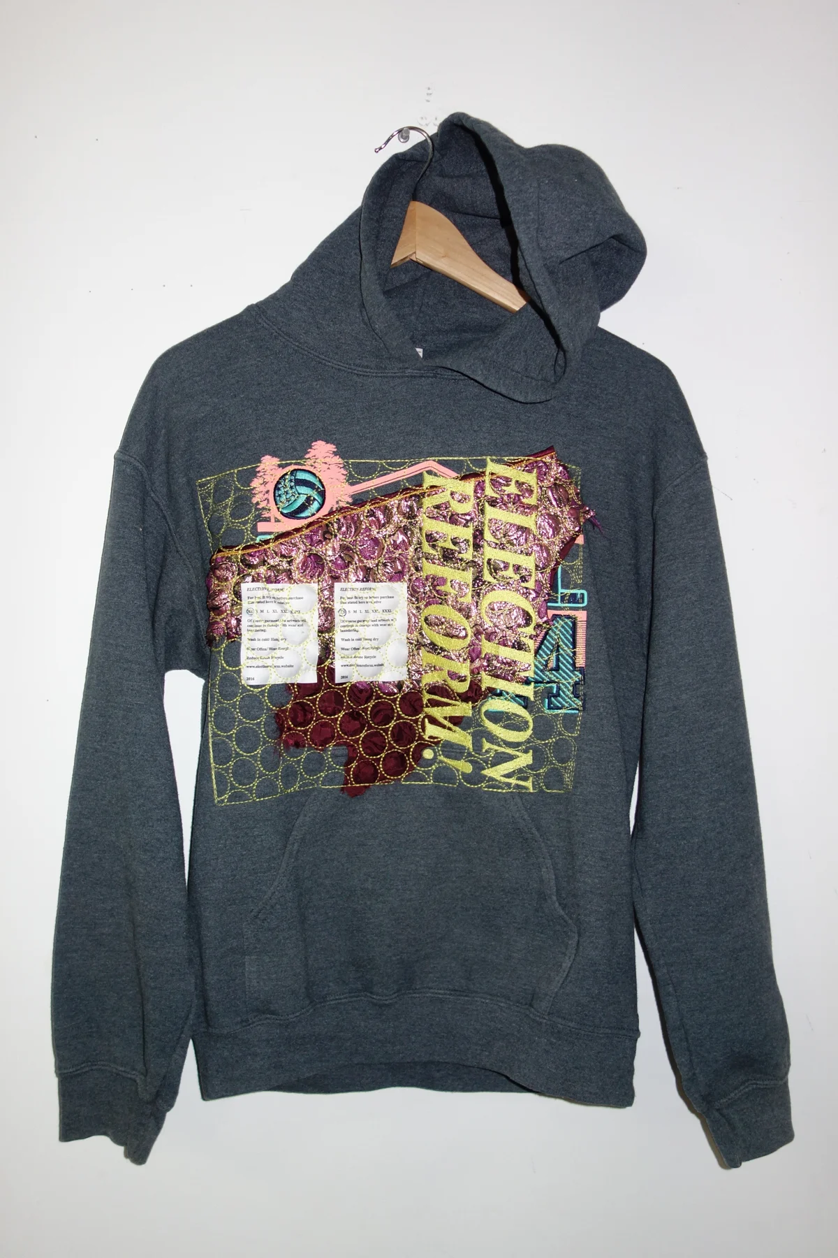 XS ELECTION REFORM! HOODED SWEATSHIRT