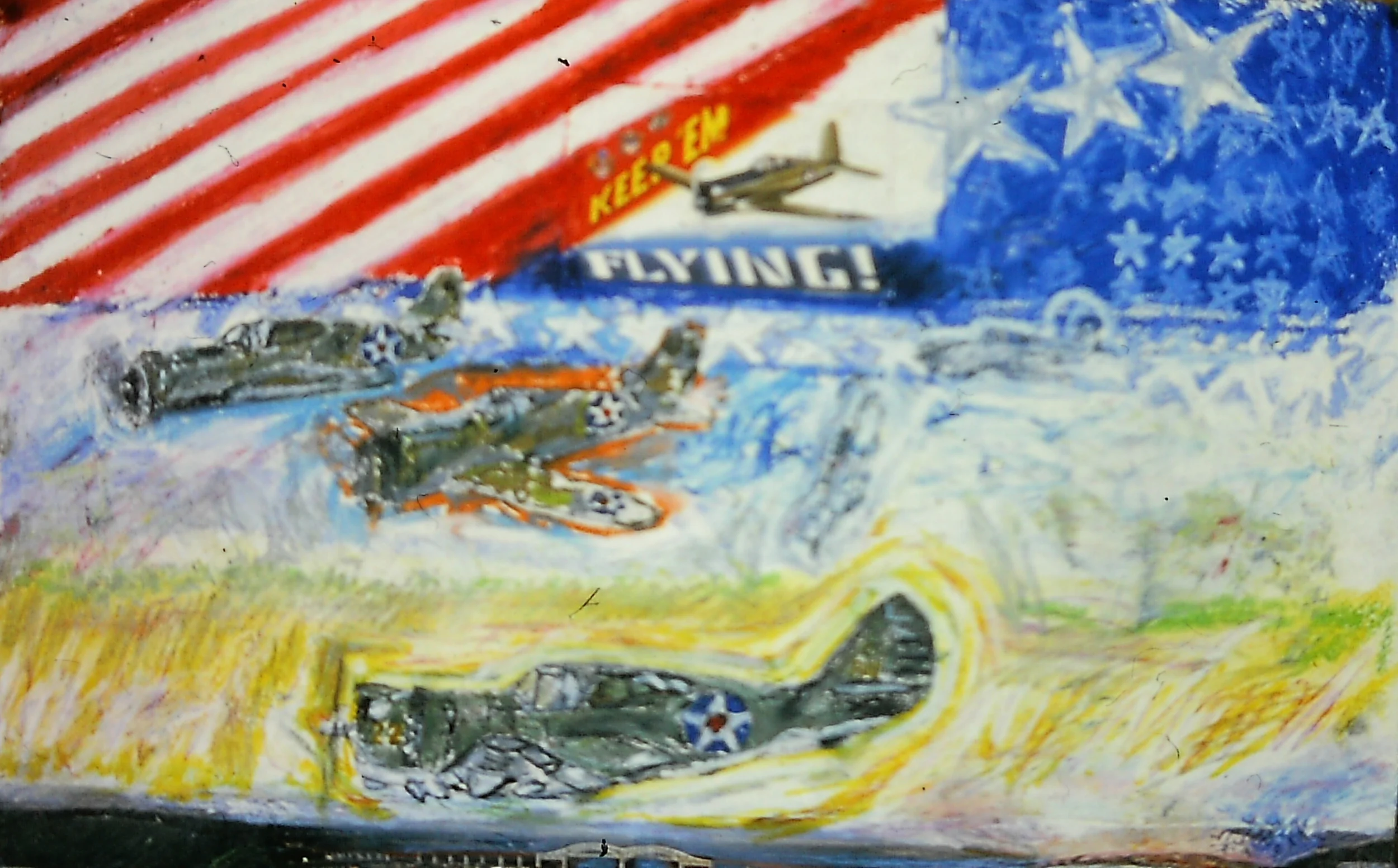 1982 - Keep Em Flying - On Paper - 18x25.jpg