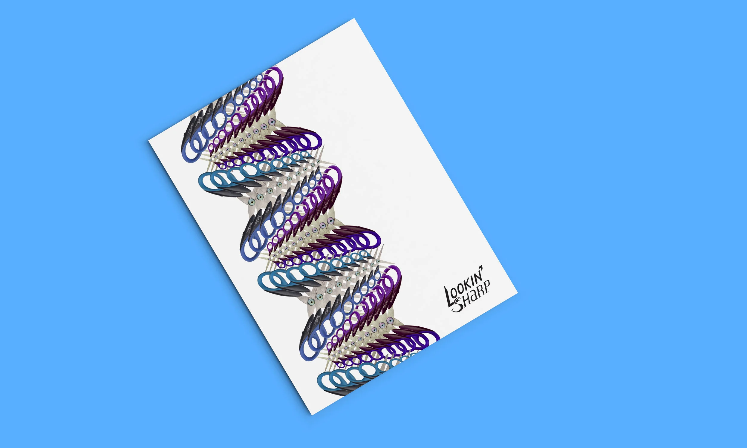   People say a lot of things that don't quite make sense. "Lookin' sharp" is one of them.    This project is inspired by the odd combination of words in "normal" everyday phrases that make you cringe if you think long enough about them. 