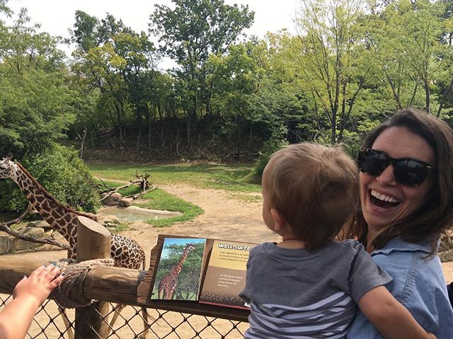 Because I can't stop smiling about how much fun we all had yesterday at the zoo. The giraffes were for sure all of our favorites.