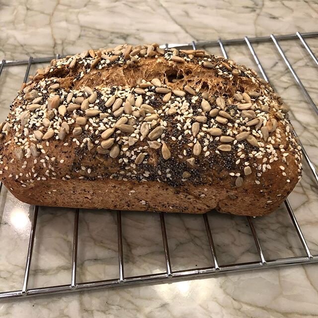 Trying to duplicate Earth Fare&rsquo;s Harvest Grain bread. It&rsquo;s hard to find healthy but tasty bread these days. Anyone have a good recipe? #goodbread #earthfare