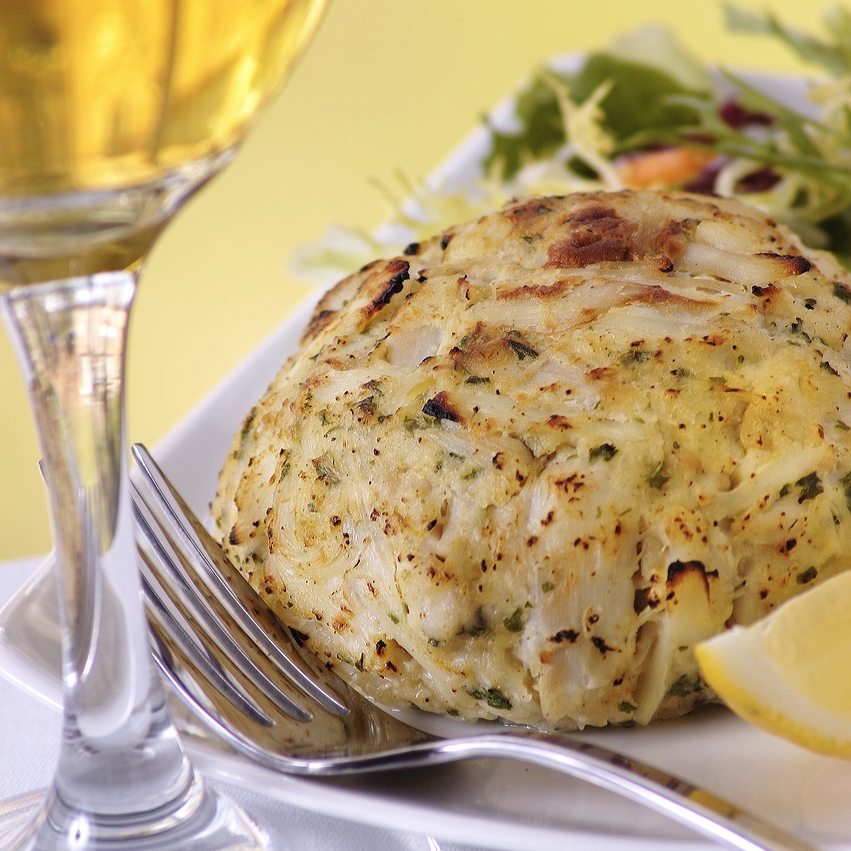 Jumbo Lump Crab Cakes - 4 Oz. Size by Angelina's of Maryland - Goldbelly