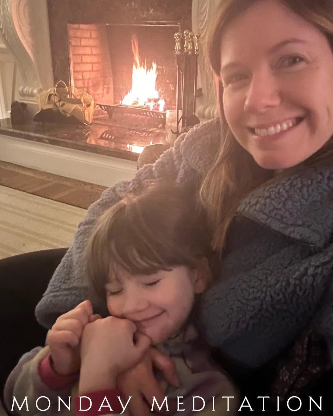 #mondaymeditation 

A snow day no rush day. A flow day no fuss day. A loud day now hush day. For it&rsquo;s an early to bed day! 

Four kids happy to be in the first winter snow and even happier to be close by the fire. We are grateful to know a safe