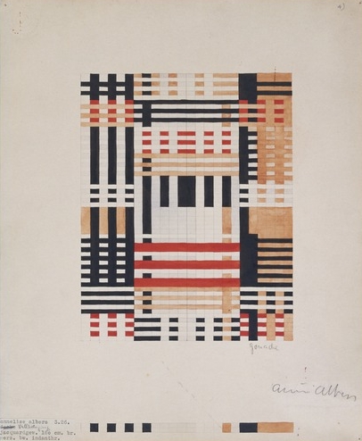 Anni Albers- Preliminary Design for Wall Hanging (1926)