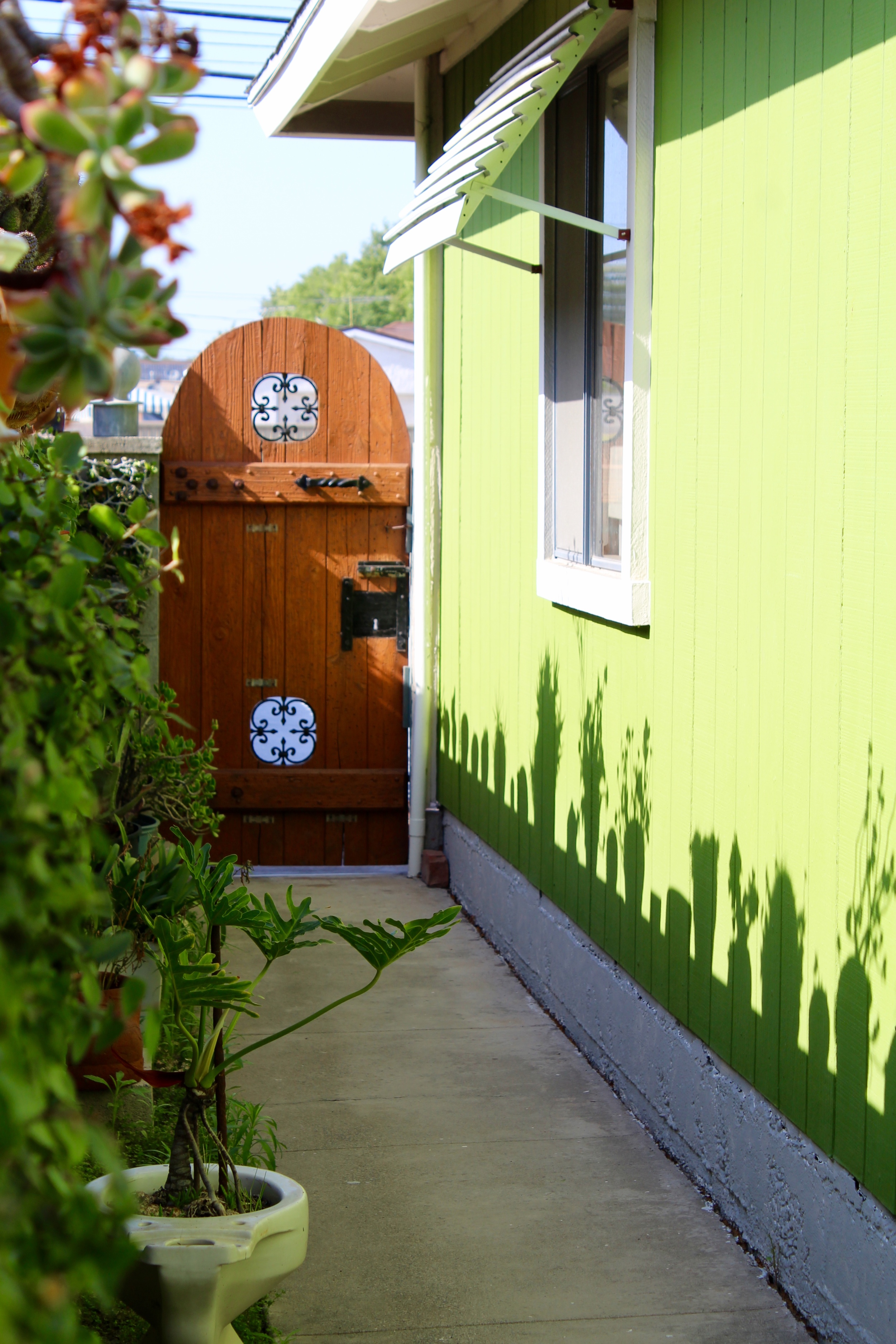 A well-thought shadow garden is inviting and interesting during summer months.