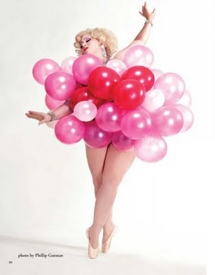"Dirty Martini": Plus-Size Balloon-Popping Goddess