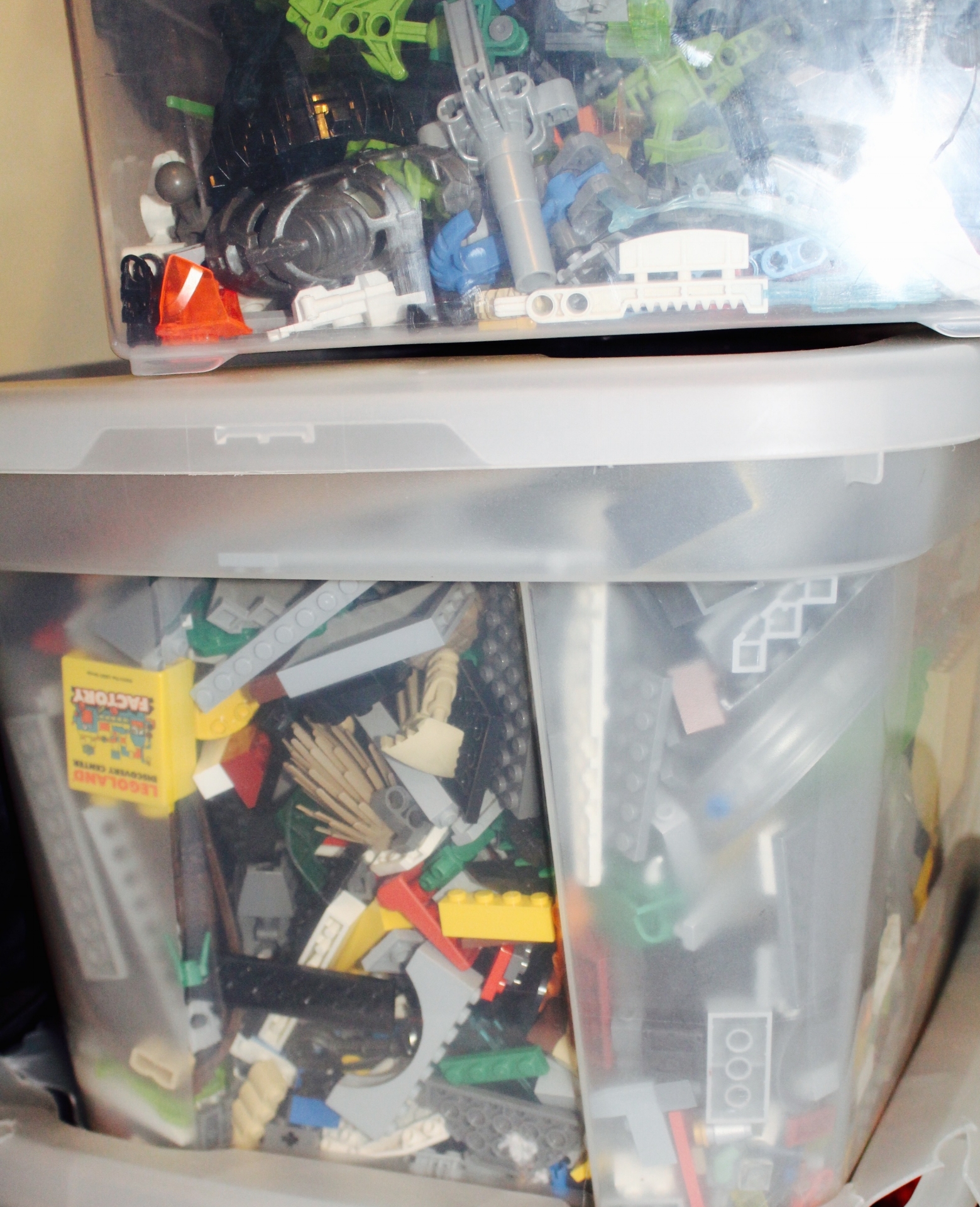 Post Sort Tubs, holding the physical manifestation of money/time/dreams we will never see again...