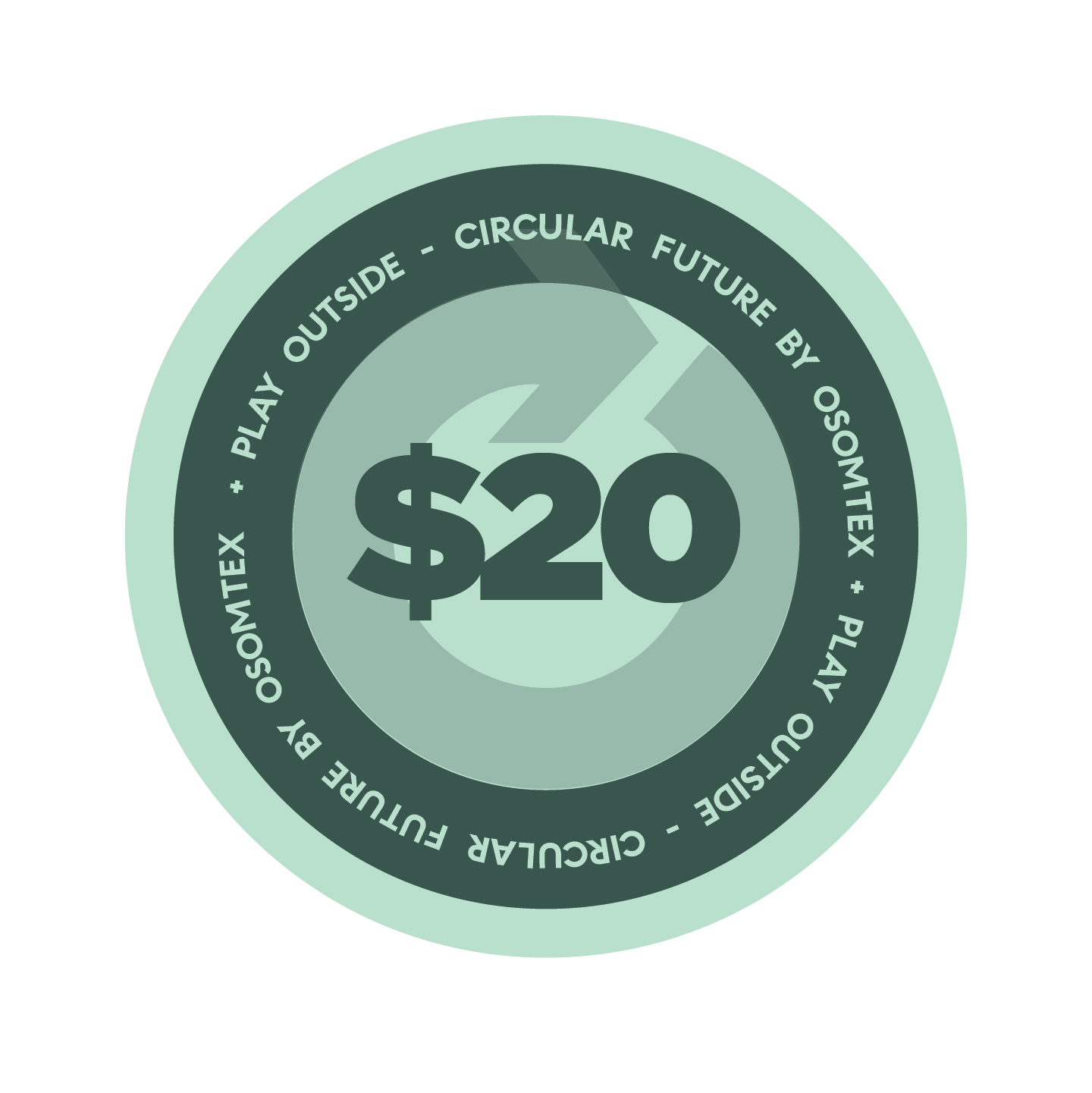 Reduce – $20: Recycle 20 lbs of fashion waste.