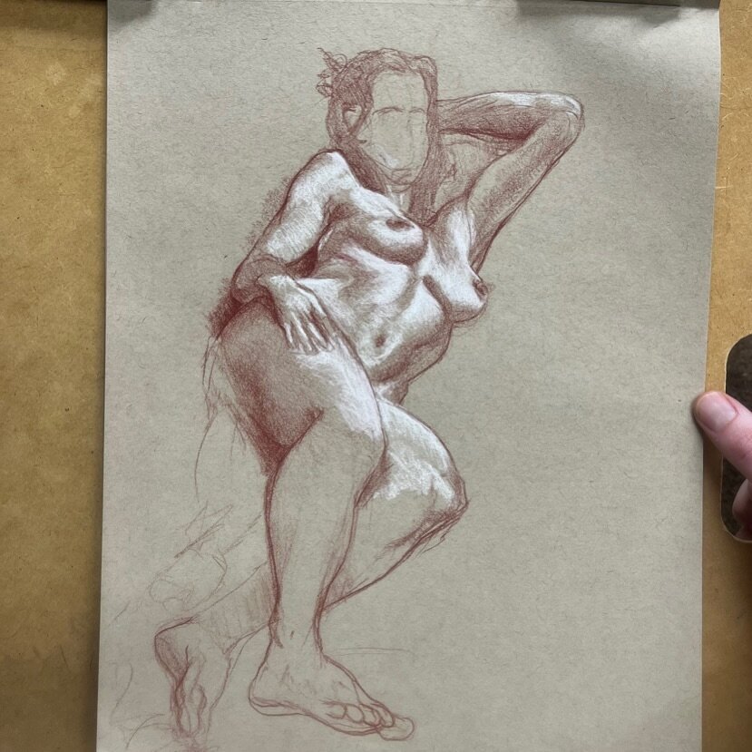 Back at Monday Night Hartford Figure Drawing. Great to see all the old friends and new faces. Cheers to the magnificent @chris.roque._ for hosting. Good to be back
#hartford #hartfordct #art #artist #figuredrawing #figurativeart #drawing #draw #sketc