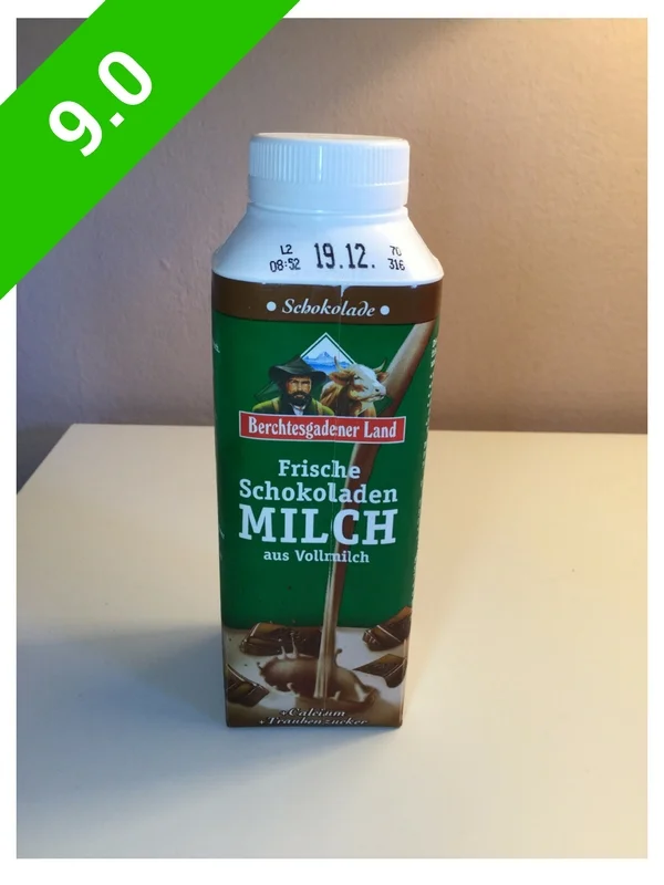 Berchtesgadener Land Frische Schokoladen Milch