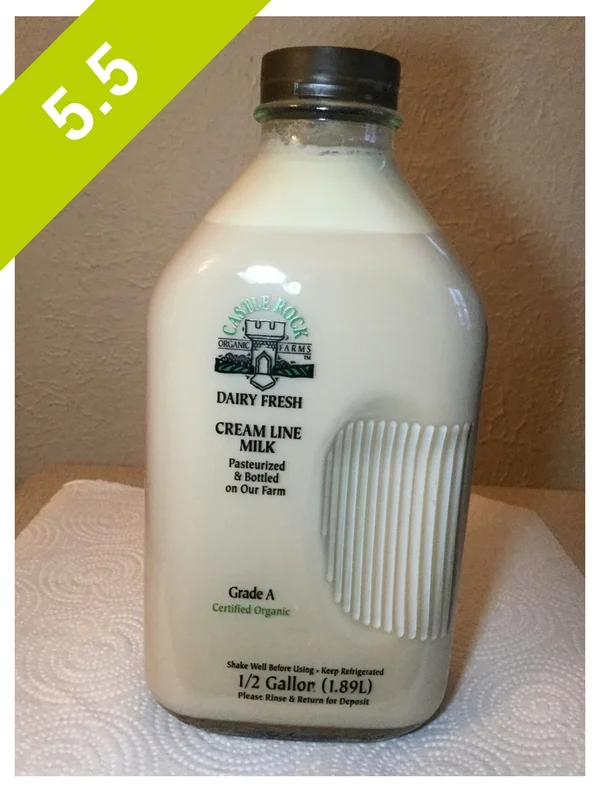 Castle Rock Organic Farms Cream Line Milk