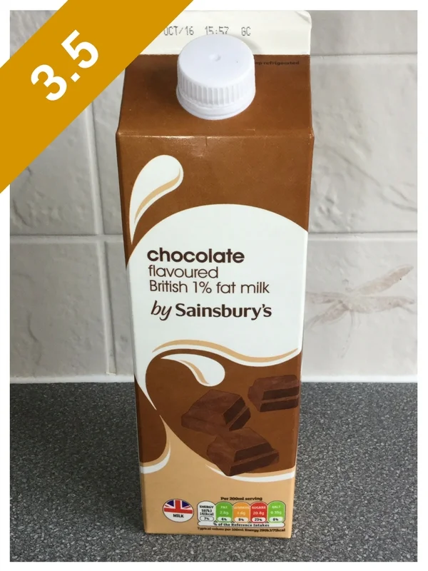 Sainsbury's Chocolate Flavoured Milk — Chocolate Milk Reviews