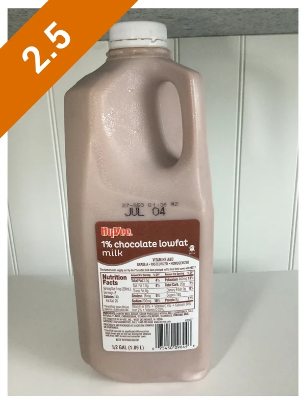 Hy-Vee 1% Chocolate Lowfat Milk