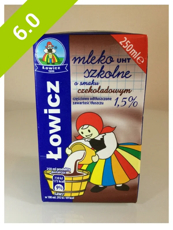 Lowicz Mleko Szkolne Czekoladowym