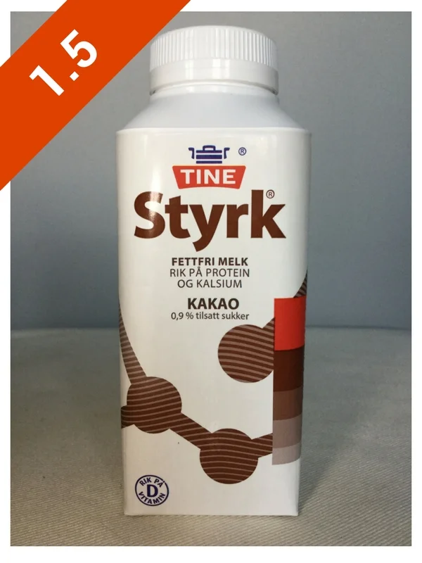 Tine Styrk Fettfri Melk Kakao