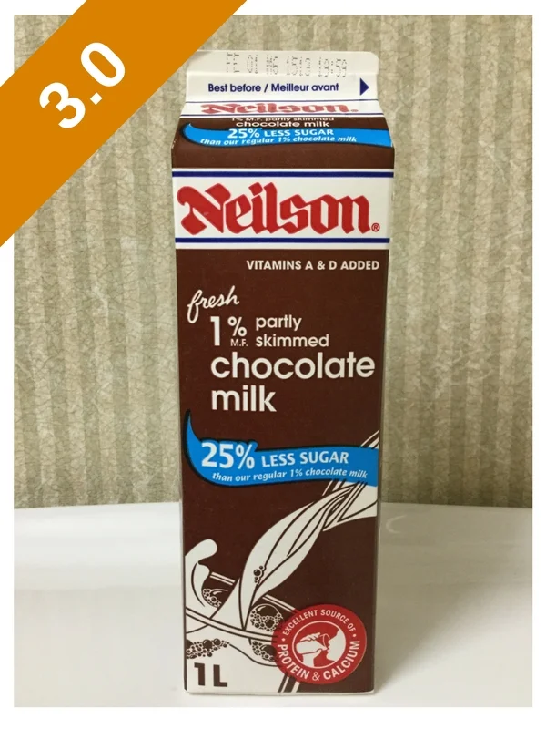 Neilson Chocolate Milk 25% Less Sugar